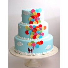 Детский торт "Воздушные шарики"